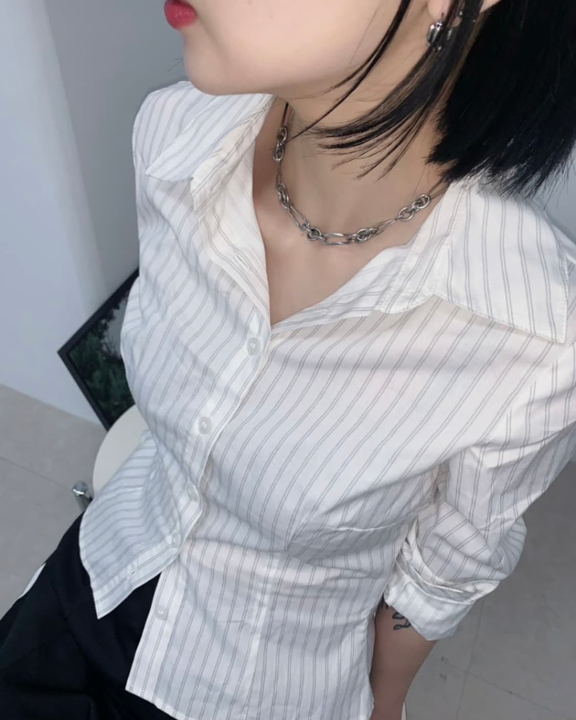 clip necklace 체인목걸이 상품이미지3