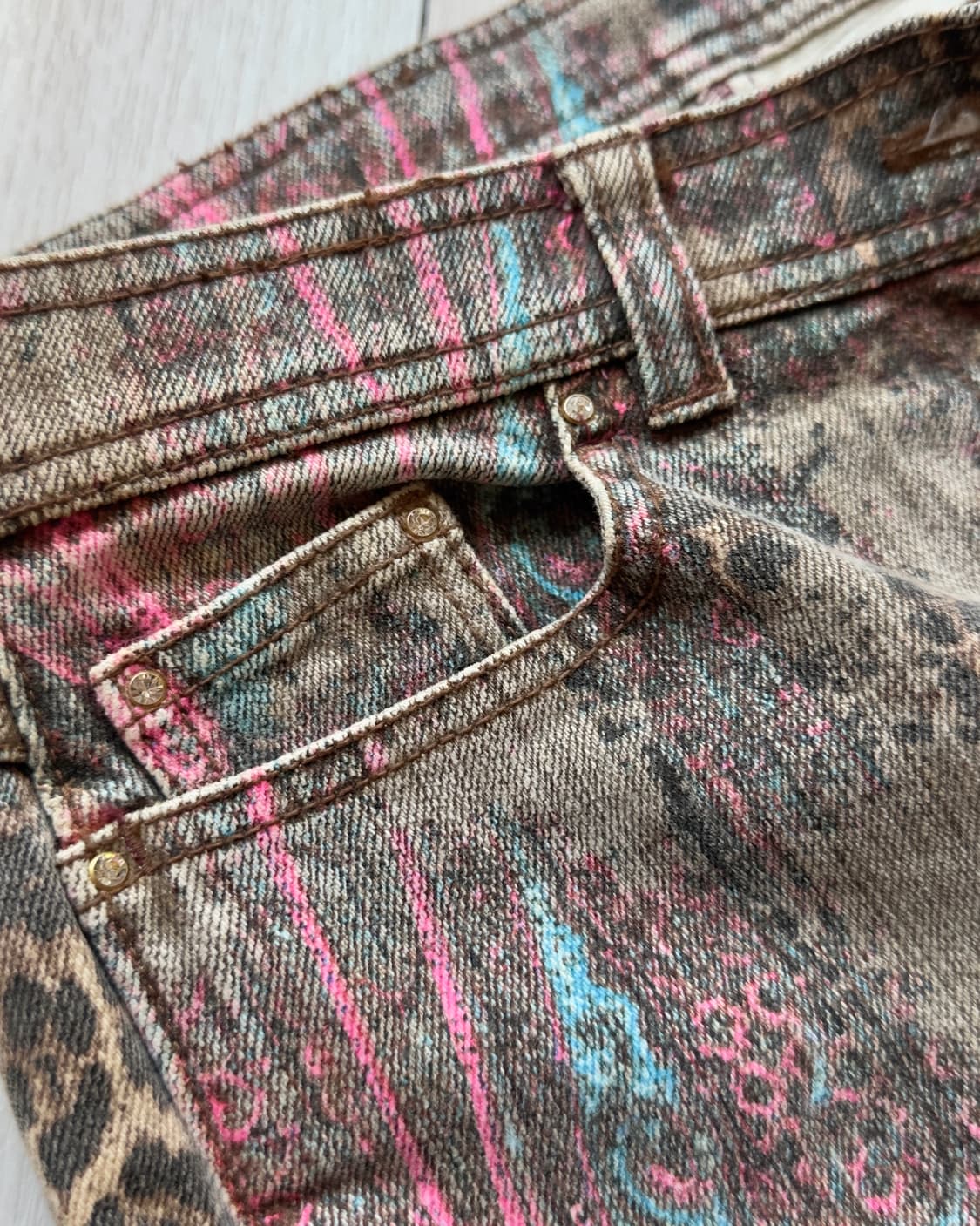 [GK] mixed pattern boot cut pants 상품이미지8