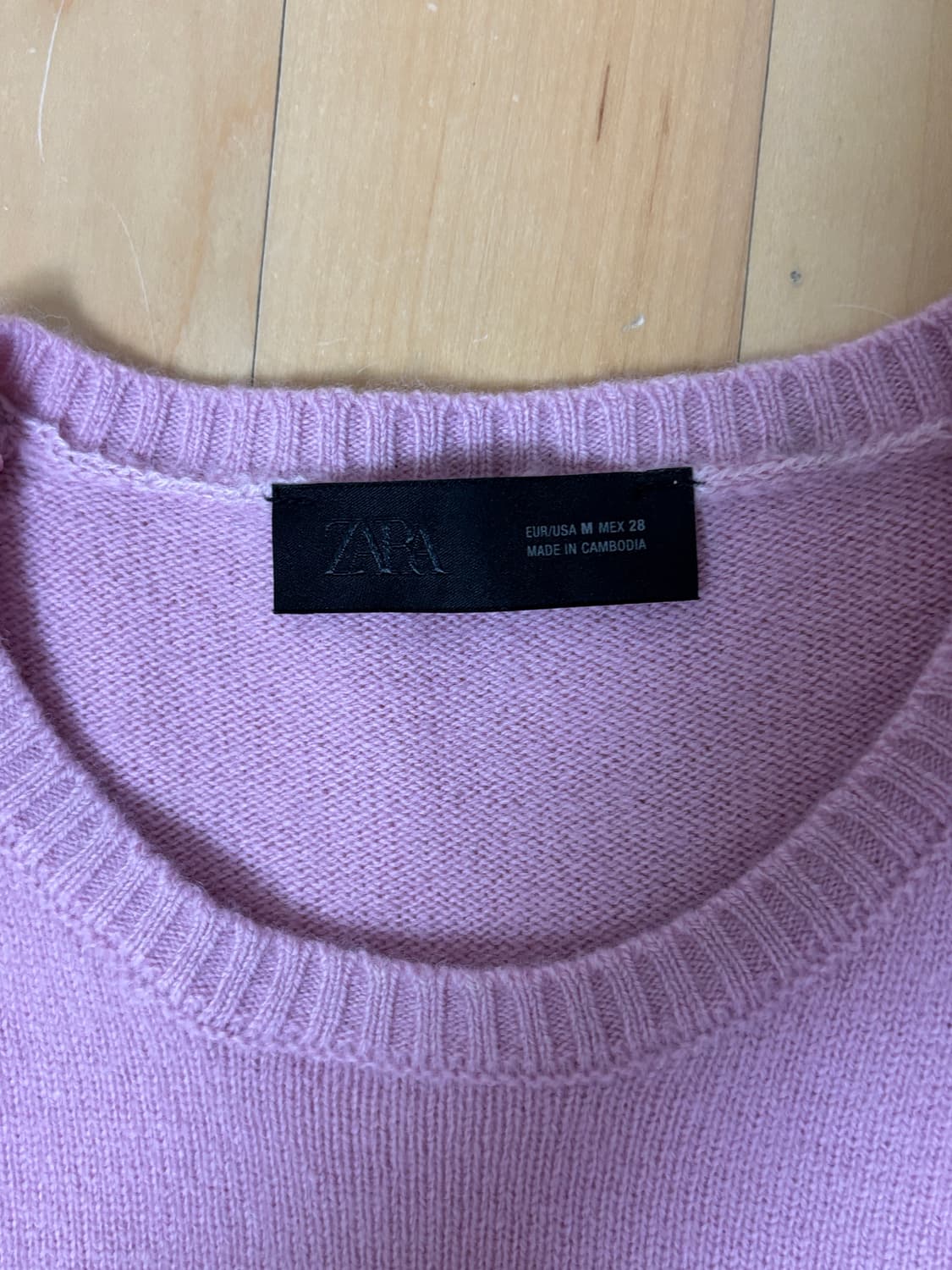 울 100% 반팔 니트  상품이미지2