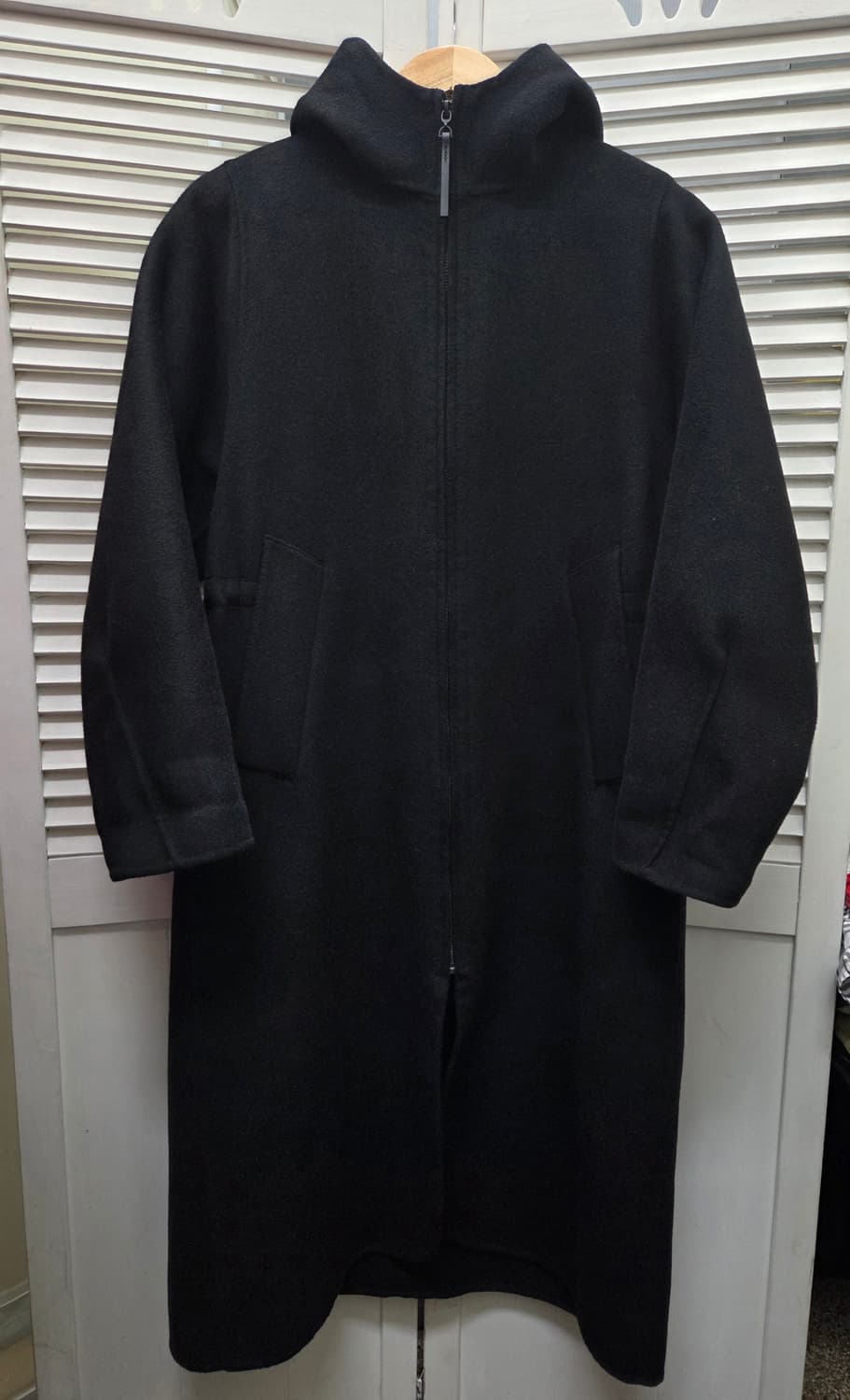 지스튜디오 울캐시미어 후드 롱코트 상품이미지1