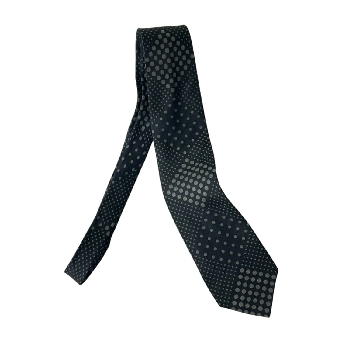 [ISSEY MIYAKE] 이세이미야케 그라데이션 도트 패턴 실크 넥타이 상품이미지1