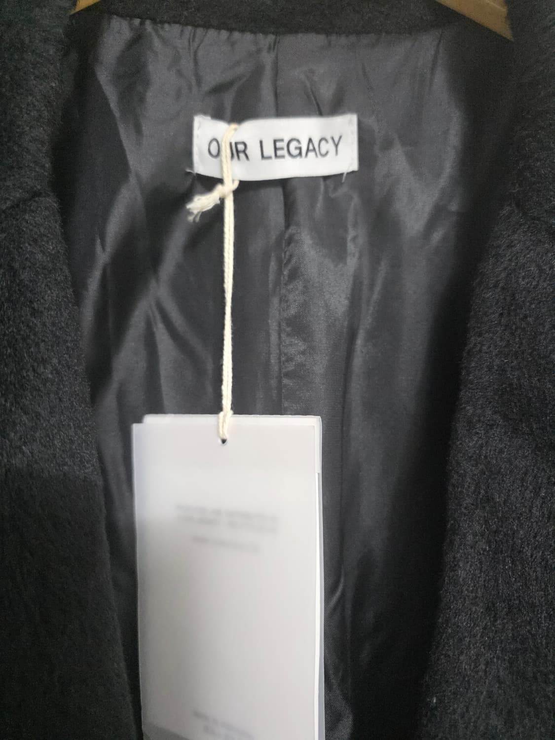 새제품)아워레가시 OUR LEGACY 웨일코트 말헤어 혼방  46 상품이미지9