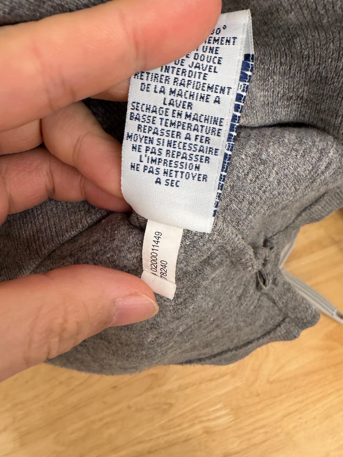 [XL] 폴로 랄프로렌 그레이 하프집업 니트 상품이미지4