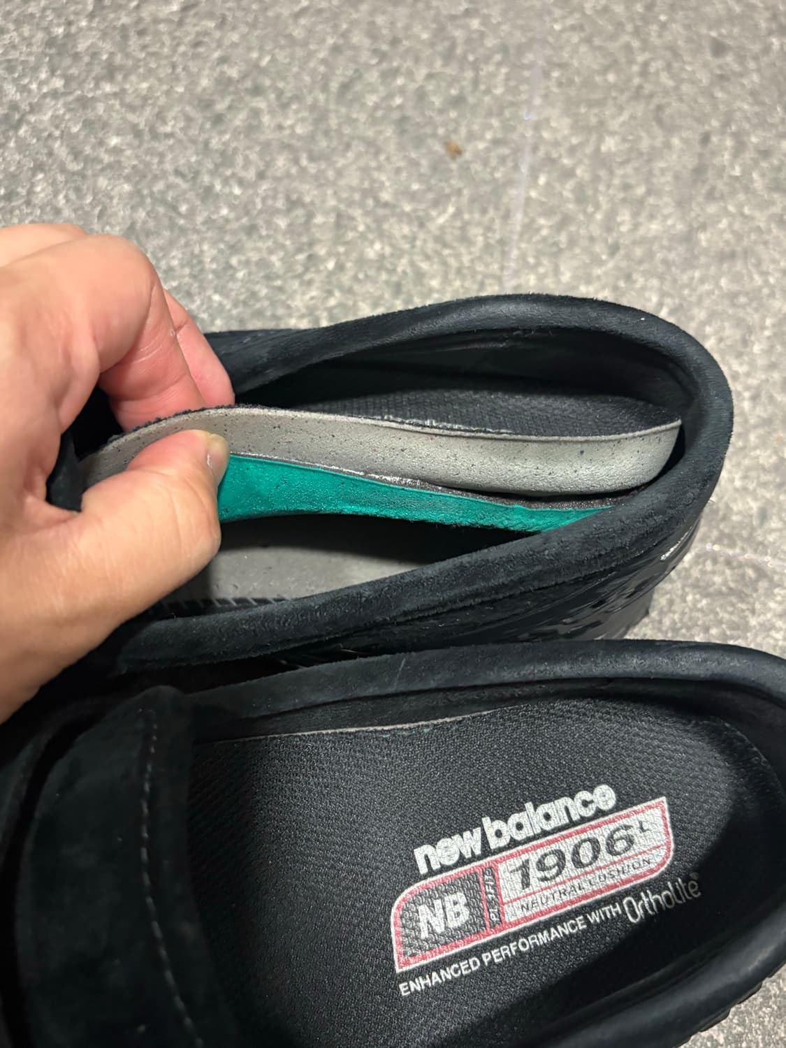 [265] 뉴발란스 구동화 1906 로퍼 스웨이드 블랙 상품이미지5