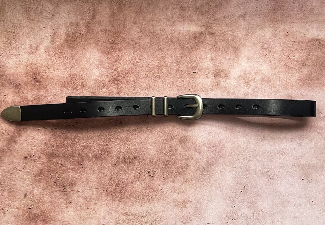 Natural Leath 2.3cm 풀그레인 소가죽벨트  상품이미지6