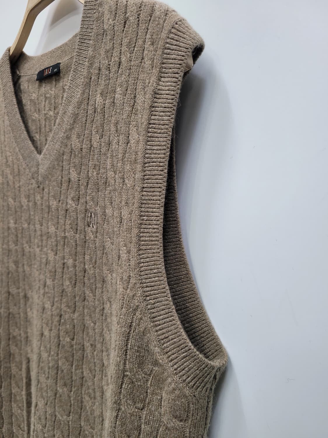 DAKS 닥스 케이블 울 알파카 니트 베스트 / 남 105
 상품이미지5