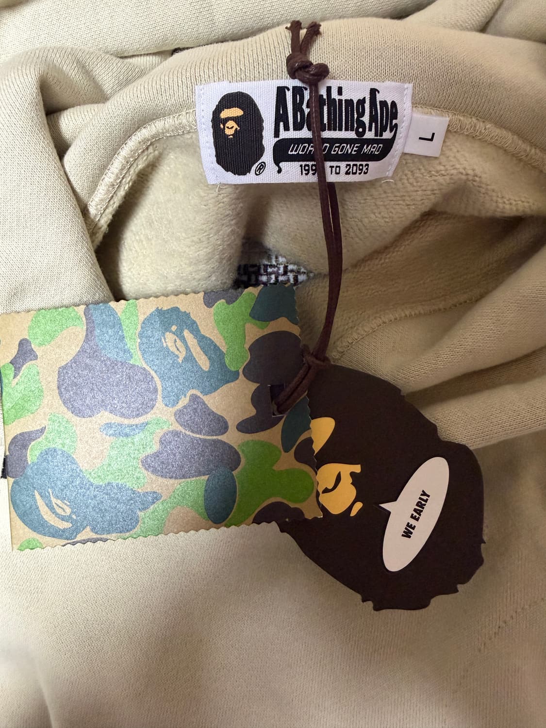 25SS 베이프 1st 카모 풀오버 후드 L 새상품 상품이미지4