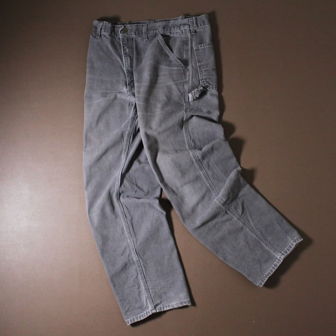 Carhartt 칼하트 덕 캔버스 카펜터 팬츠 그레이 상품이미지1