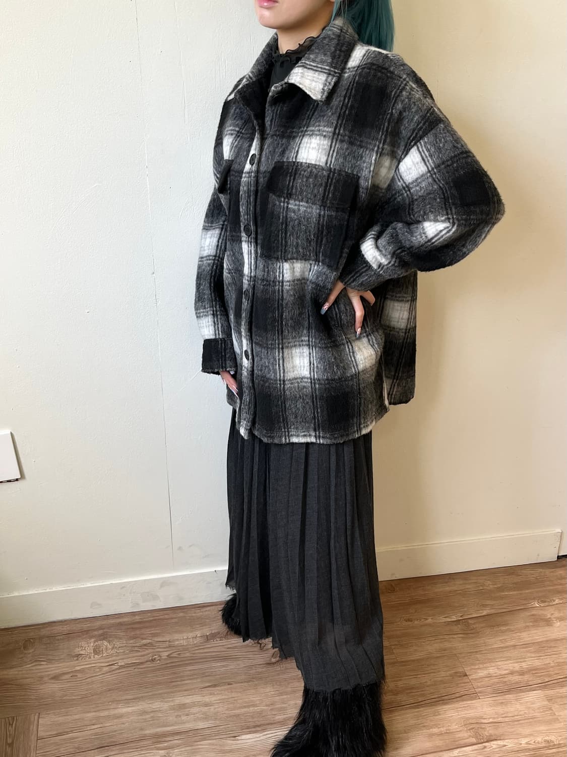 JEANASIS 아웃포켓 울 자켓 상품이미지7