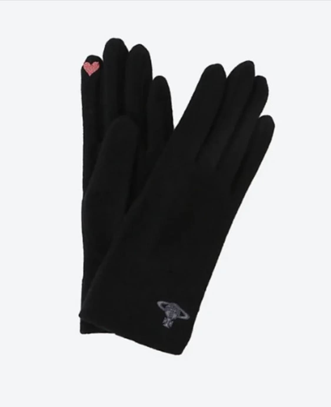 비비안웨스트우드 베이직 울 장갑 블랙 (새상품) 상품이미지1