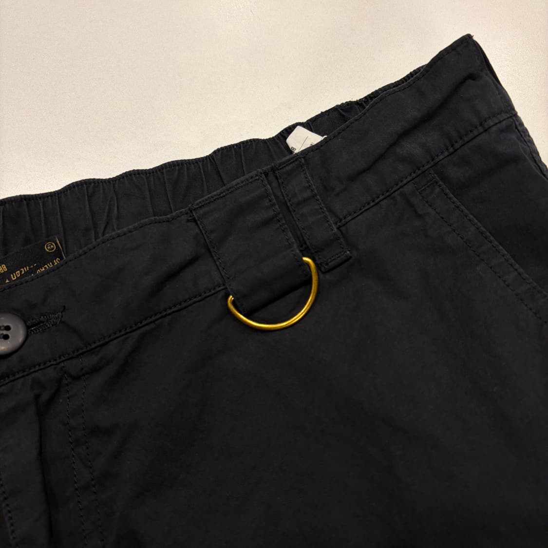 [L] 브라운브레스 블랙 카고 반바지 포켓 지퍼 디테일 B845 상품이미지5