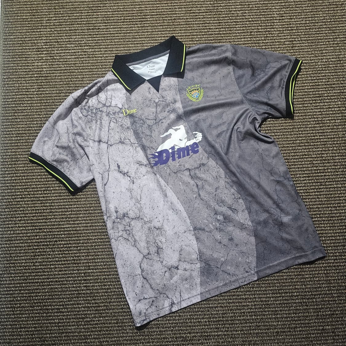 다임(dime) 파이널 져지 반팔티셔츠 그레이 XL 상품이미지1