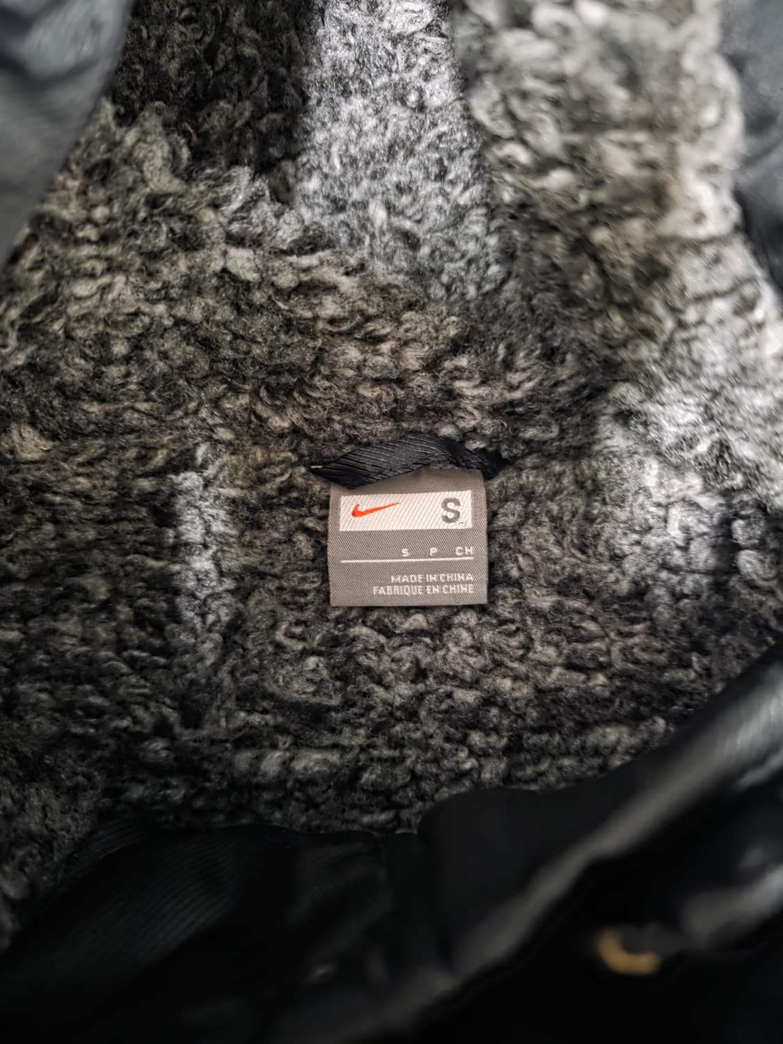 나이키 올드스쿨 안쪽 털 롱패딩 블랙 s 실측m 상품이미지5