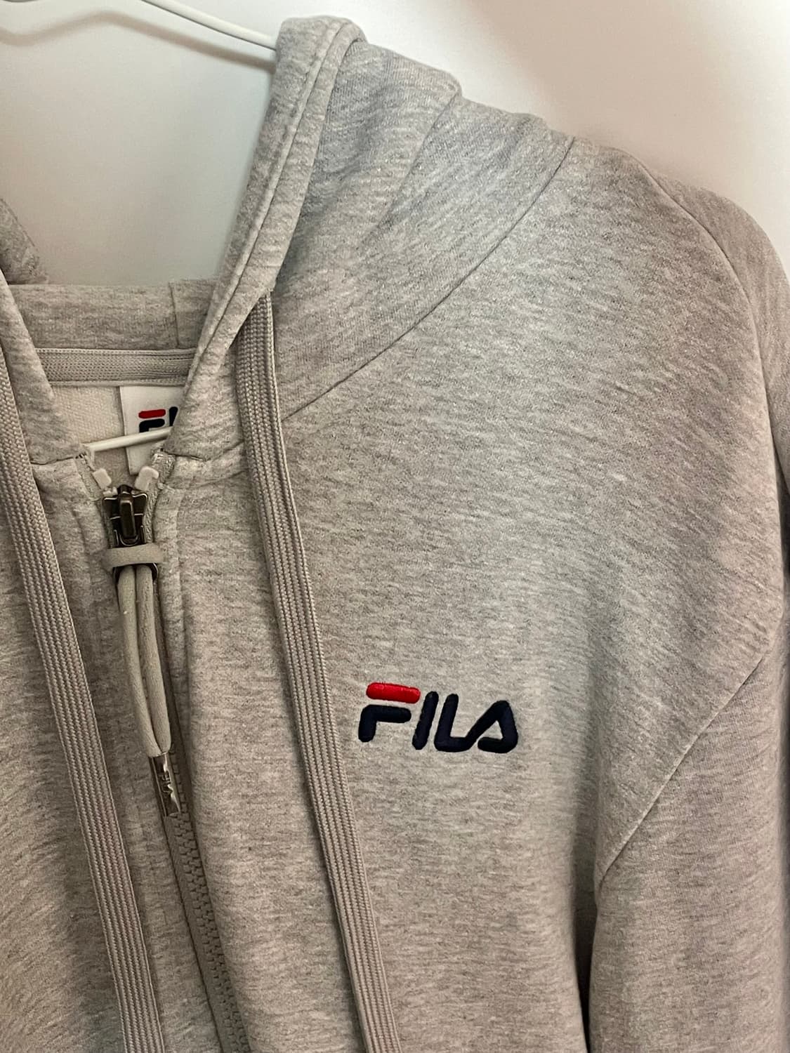 휠라 로고 후드집업 상품이미지1