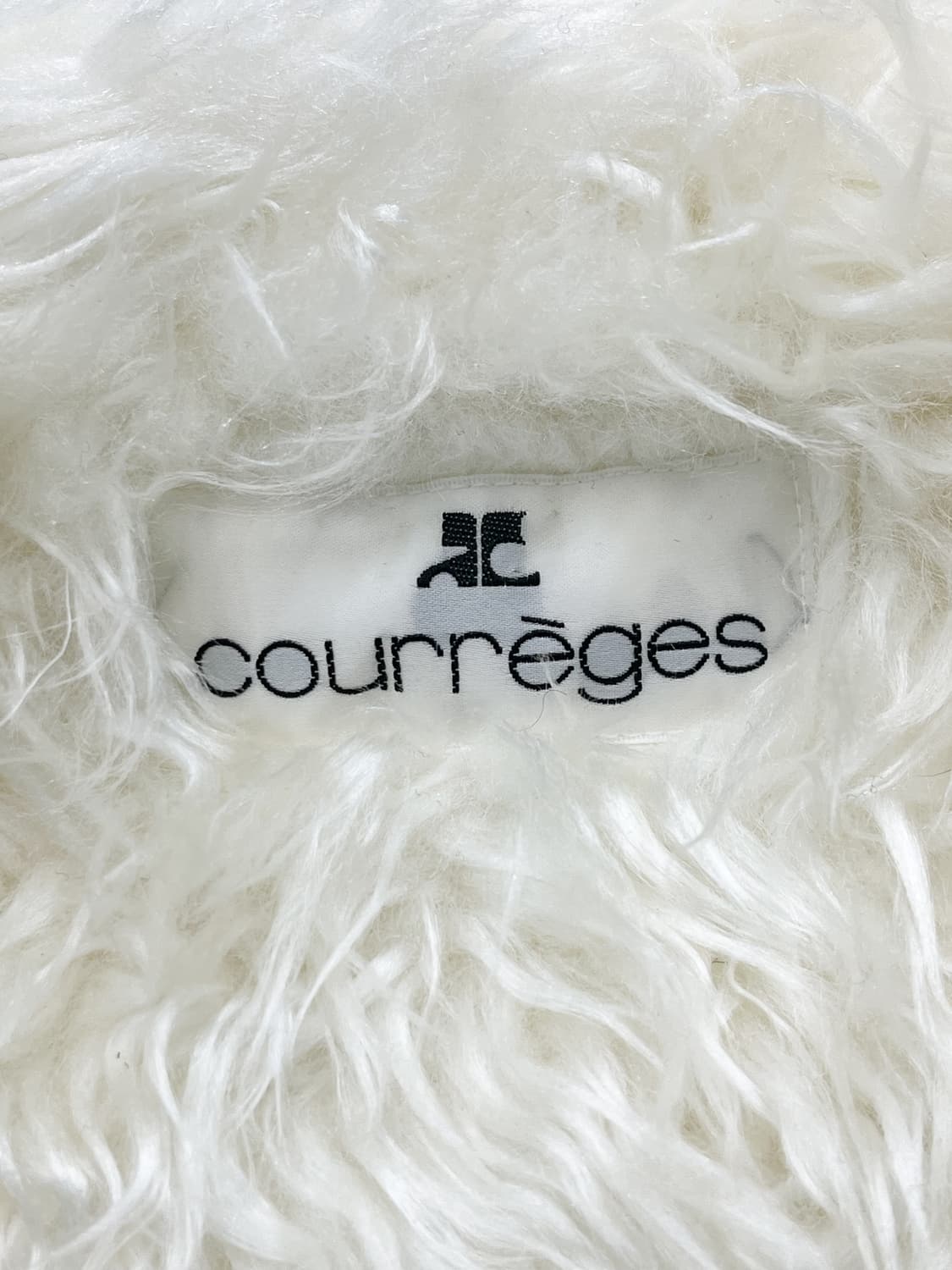 꾸레쥬 faux 퍼 라인 폴리쉘 코트 상품이미지6