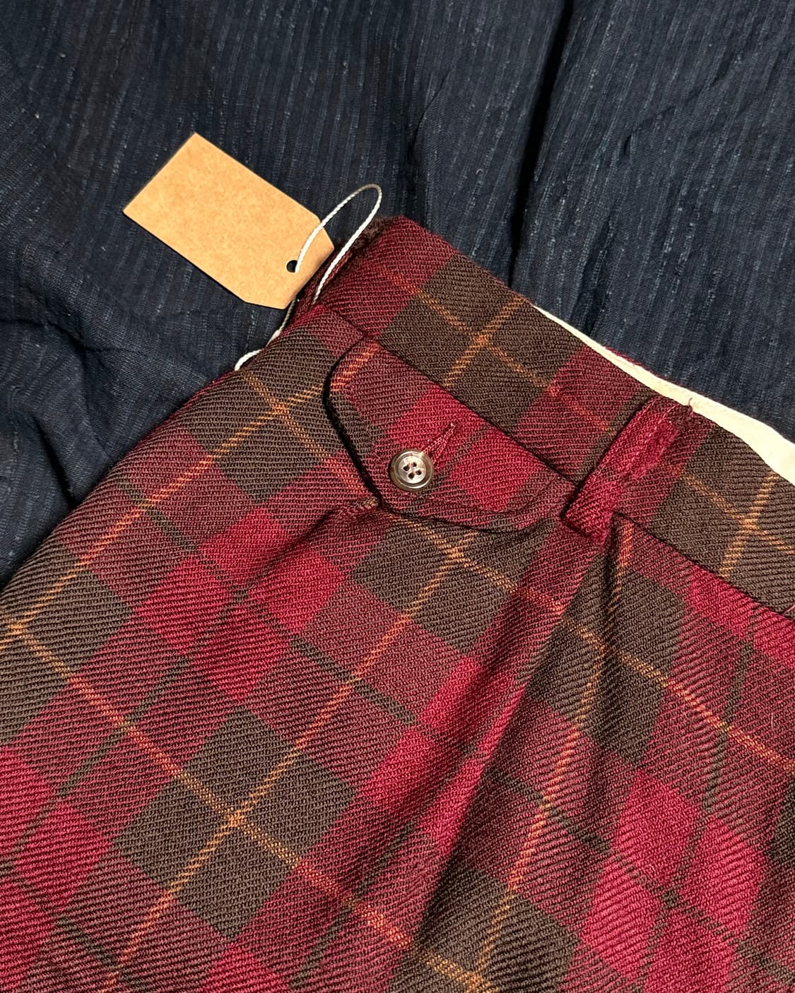 90‘s 폴로 랄프로렌 플래드 체크 울 팬츠 33 상품이미지3