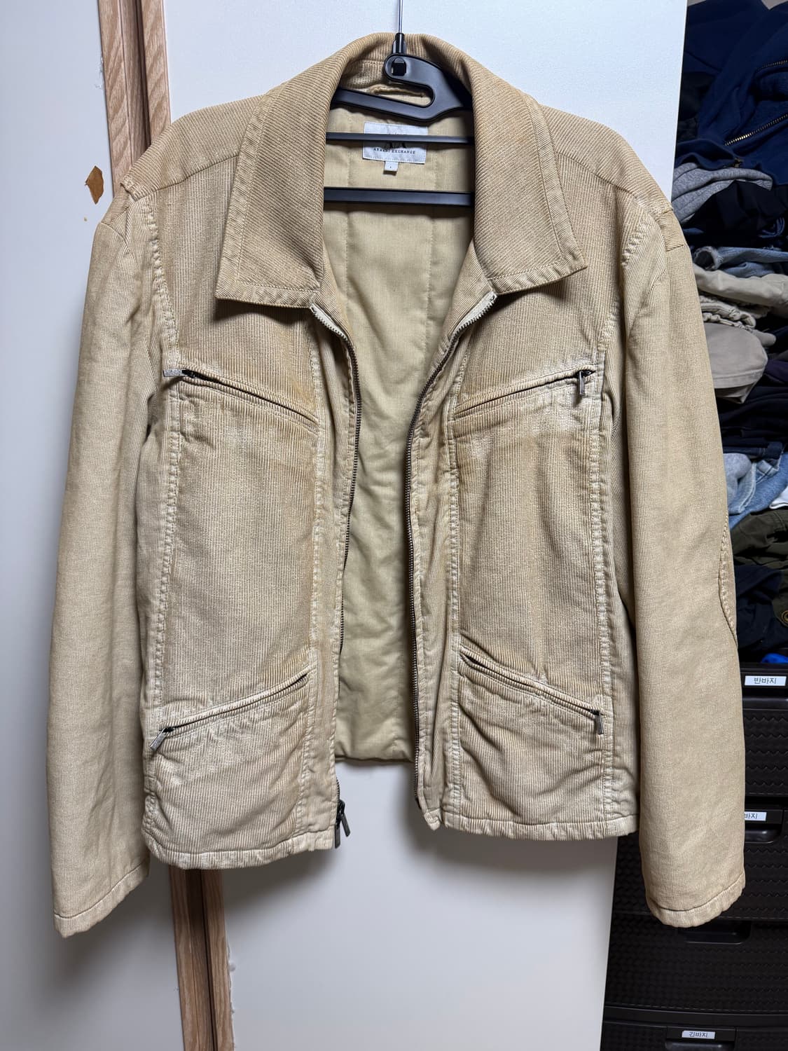 알마니 익스체인지 코듀로이 자켓 상품이미지1