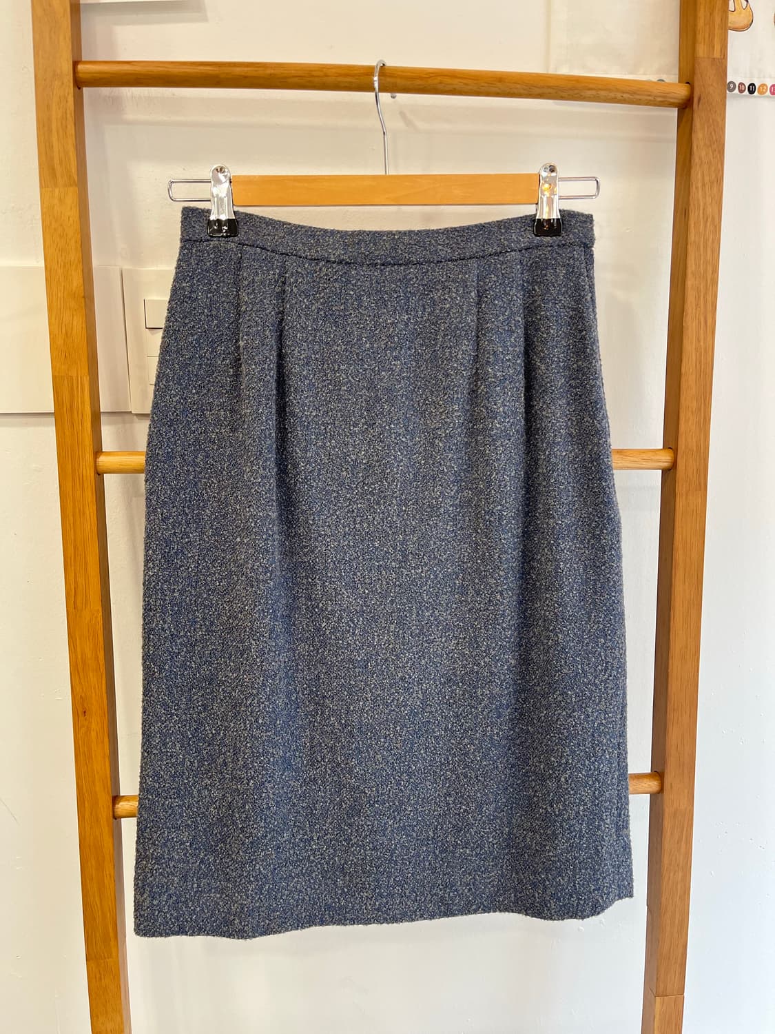 Chalet Blanc 울 블렌드 블록 체크 셋업 (자켓+스커트) 상품이미지4