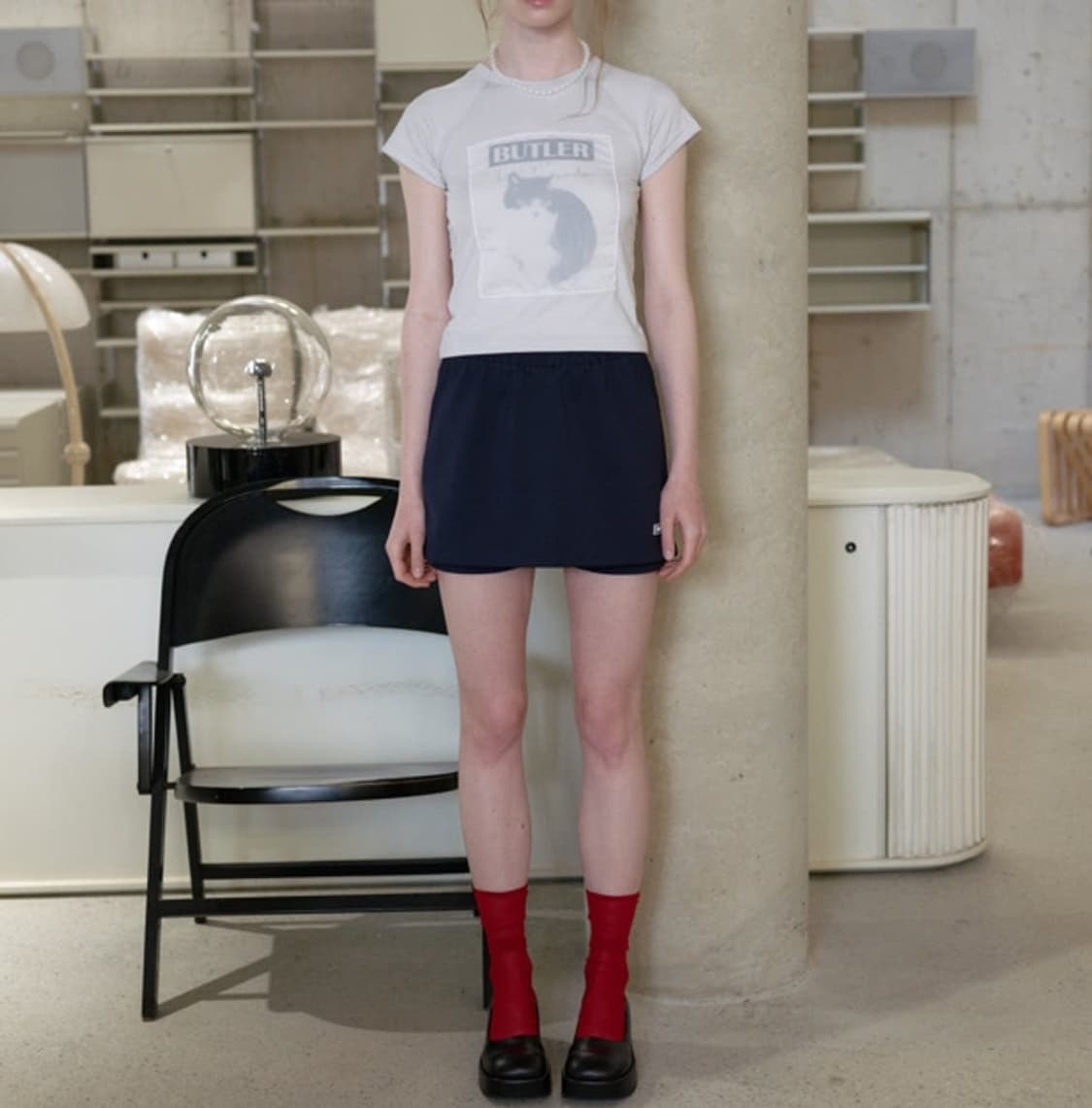 러브유쏘머치 엘우드 스커트 블랙 상품이미지1