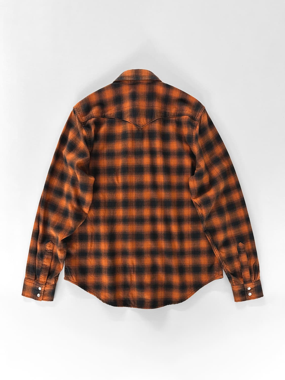 리바이스 스케이트보딩 컬렉션 오렌지 체크 플란넬 셔츠 상품이미지3