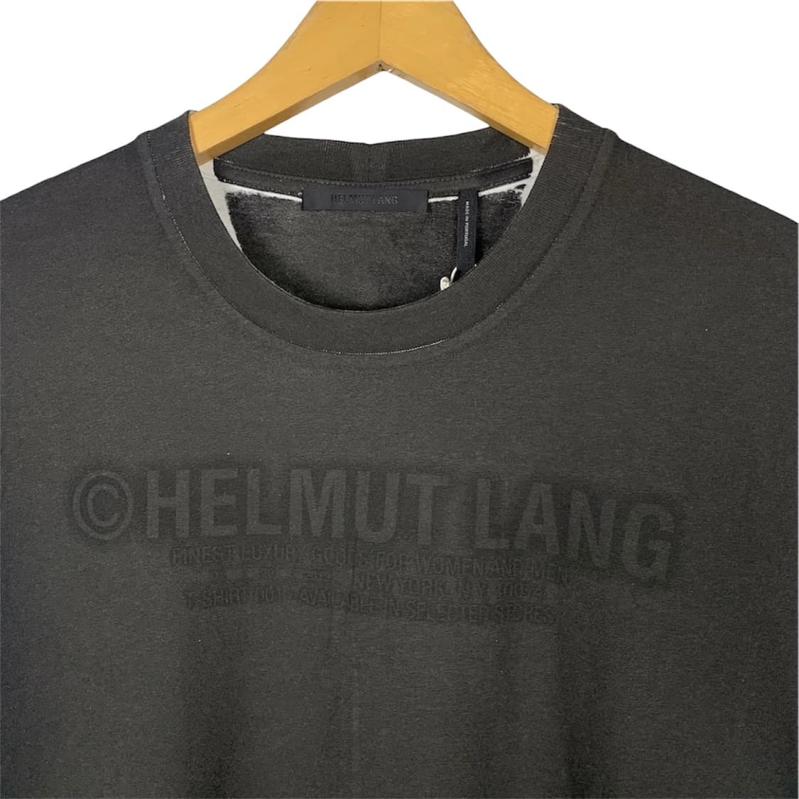 헬무트랭 로고 스프레이 페인트 티셔츠 (M) 상품이미지2