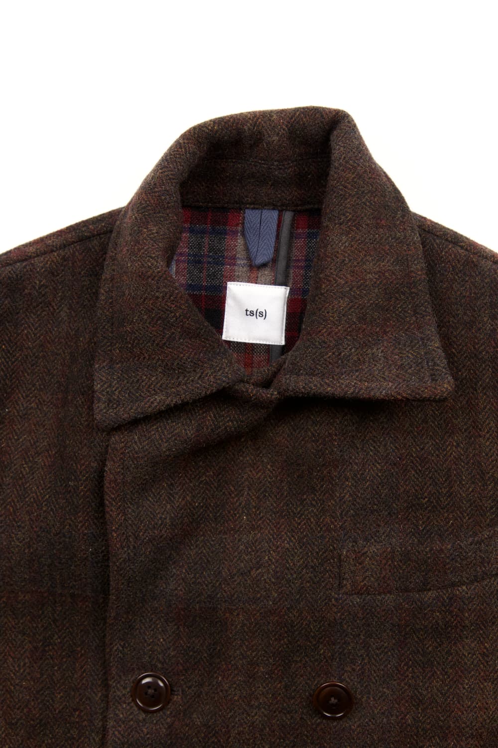 Ts(s) 더블브레스티드 코트 브라운 상품이미지3