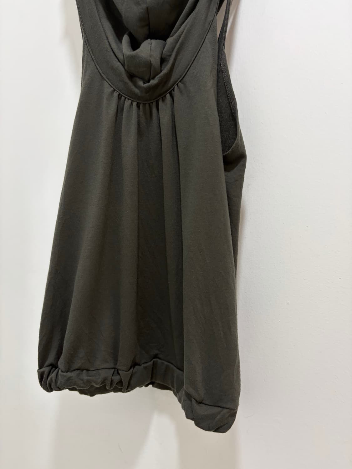 갸루 레오파드 후드 슬리브리스 민소매 상품이미지5