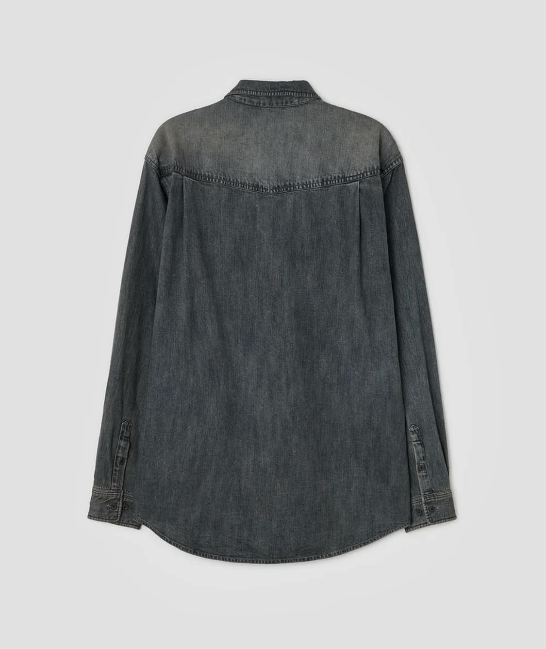 벨리에 세리프 데님 셔츠 - 스모크 인디고 [판매] 상품이미지2