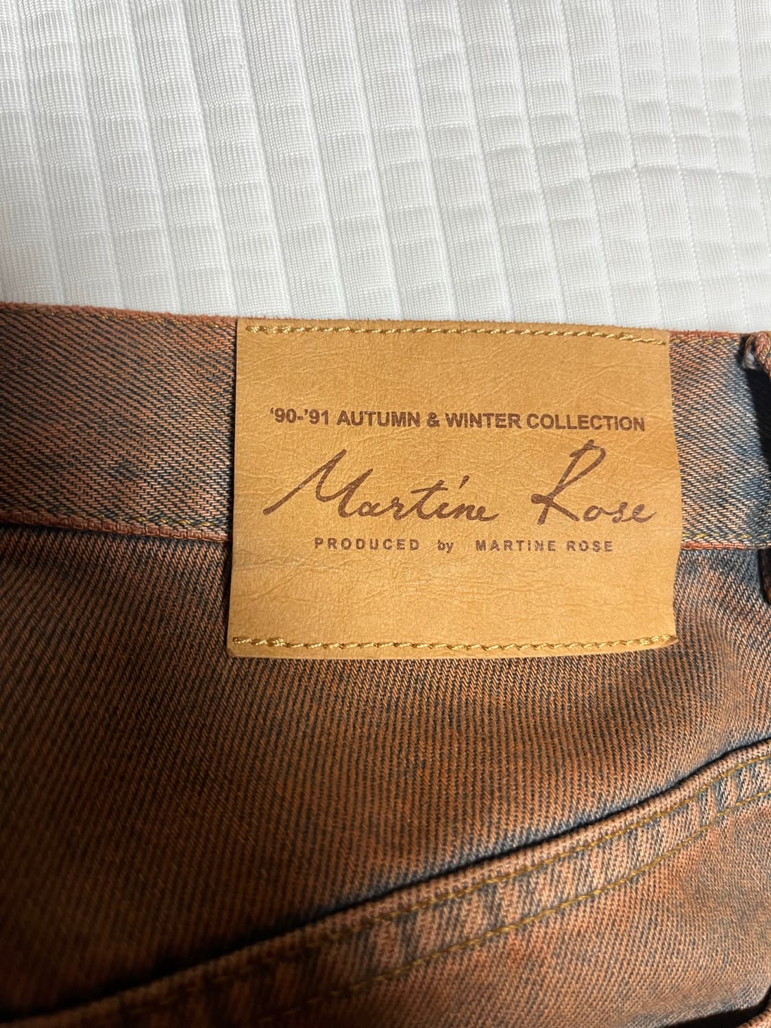 [S] 마틴로즈 오버다이드 스트레이트 데님팬츠 상품이미지4