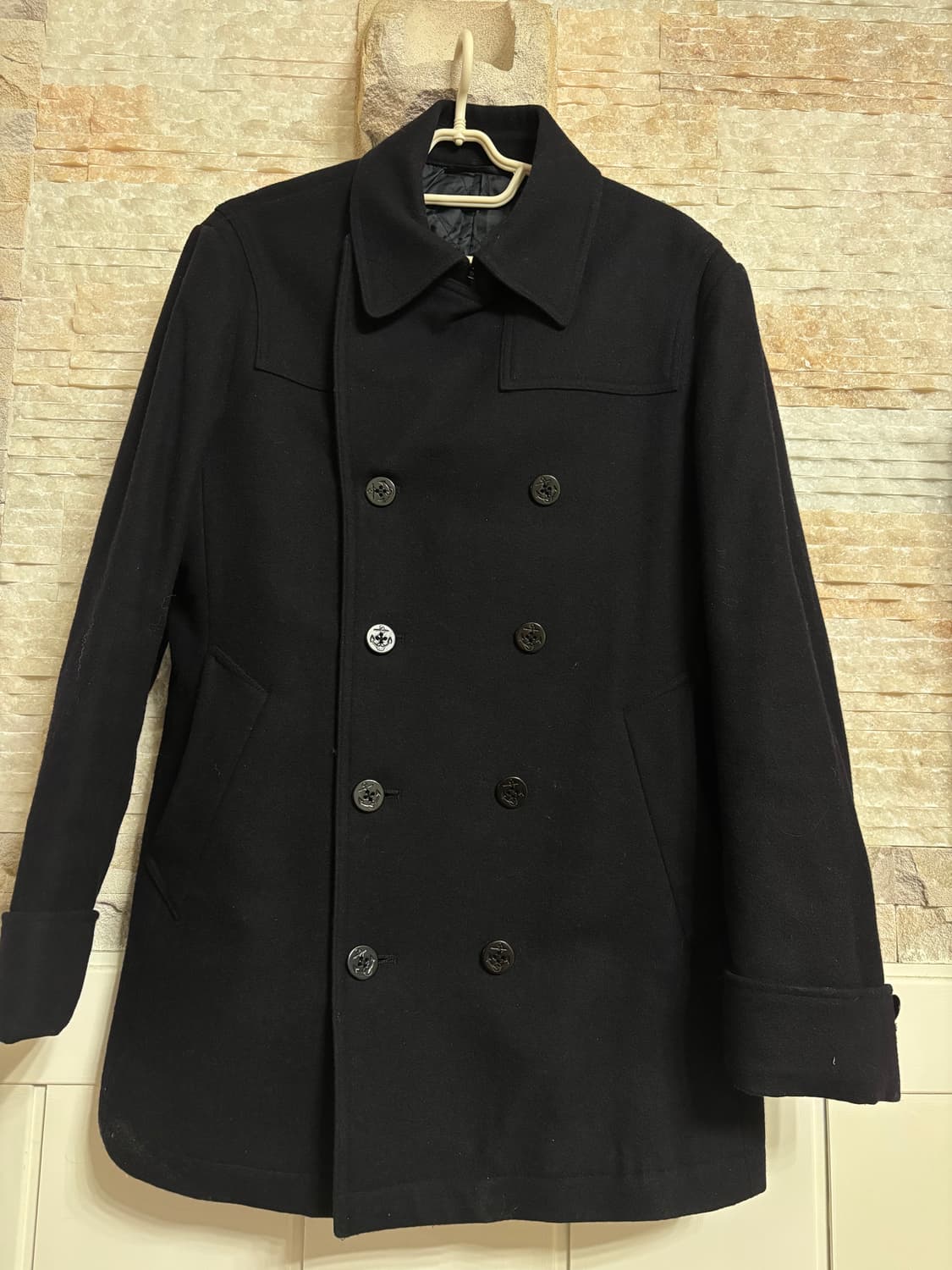 검정 피코트 (black pea coat) 상품이미지2