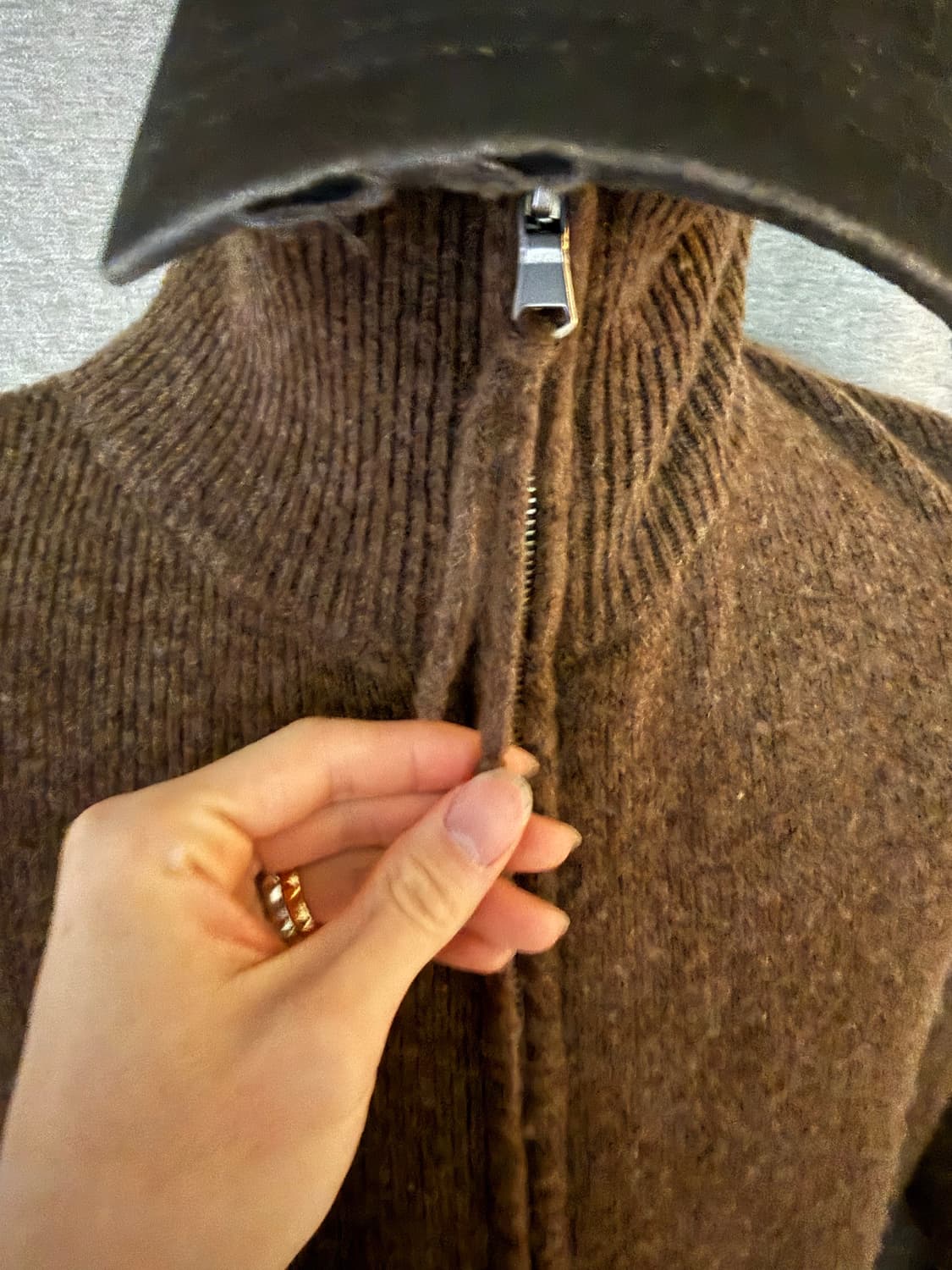 zara 집업 갈색 검정 일괄판매 상품이미지4