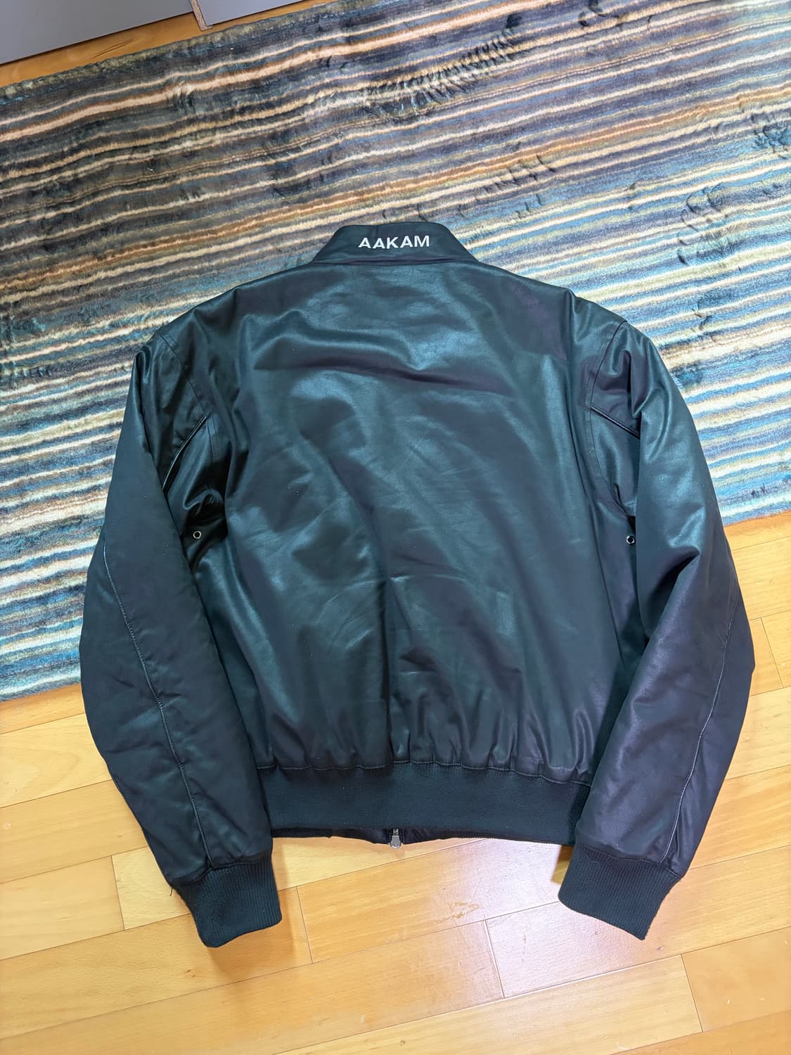 Aakam Piping Leather Blouson (Black) 2 상품이미지2