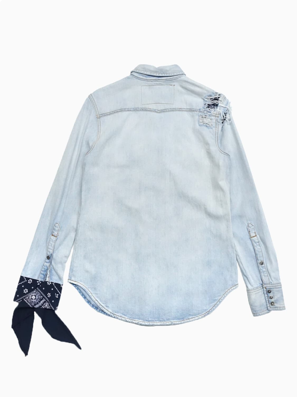 DIESEL Bandana denim shirt 상품이미지4