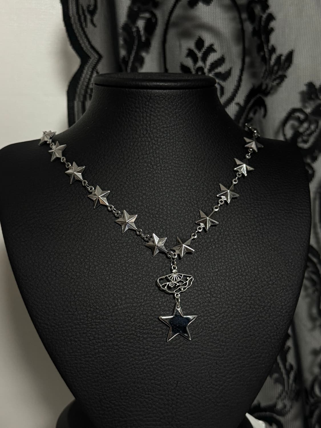 스타 오리엔탈 부채 팬던트 목걸이  상품이미지3