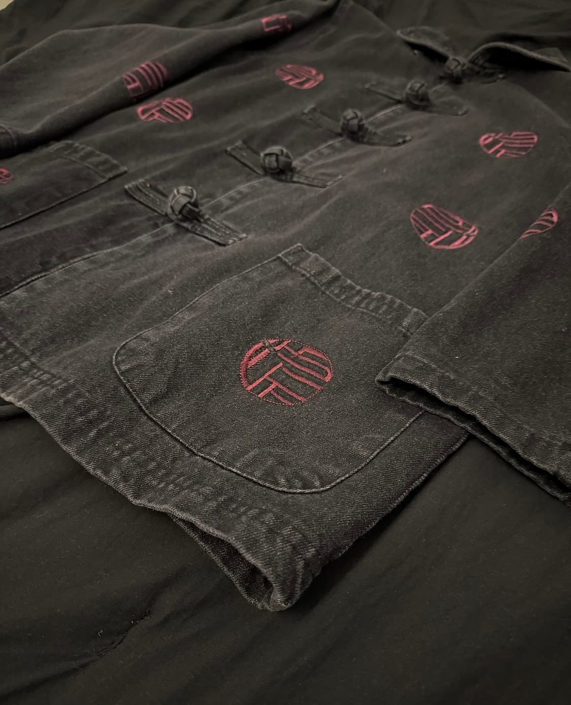 빈티지 쿵푸 가먼트워시 데님 자켓 상품이미지3