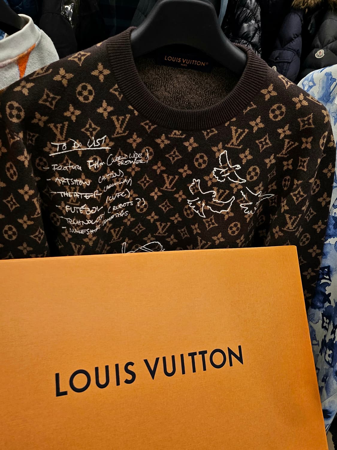 루이비통 엠브로이더드 니트 / XL / 새상품 / 백화점판 한글택  상품이미지3