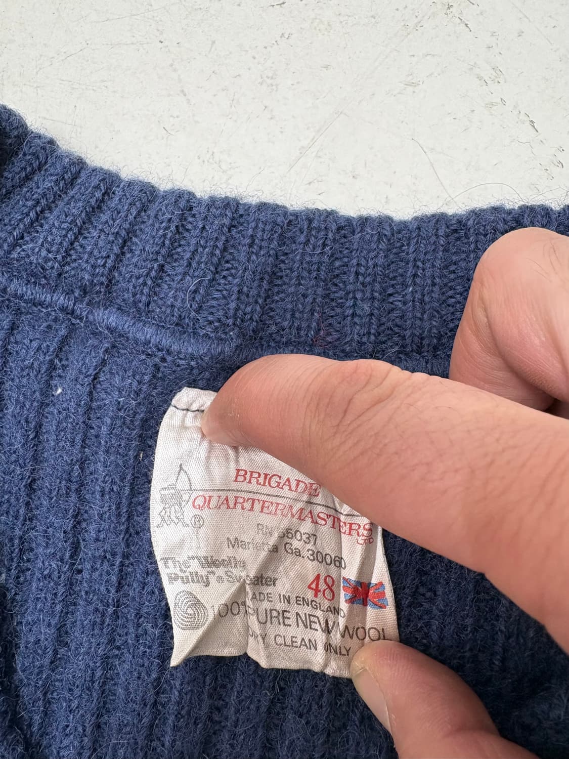 80‘s USAF  Brigade Wool sweater. 상품이미지4