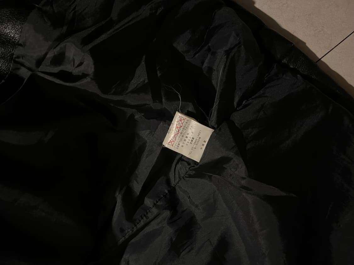 Japan vintage 리얼 레더 패딩 자켓 상품이미지5