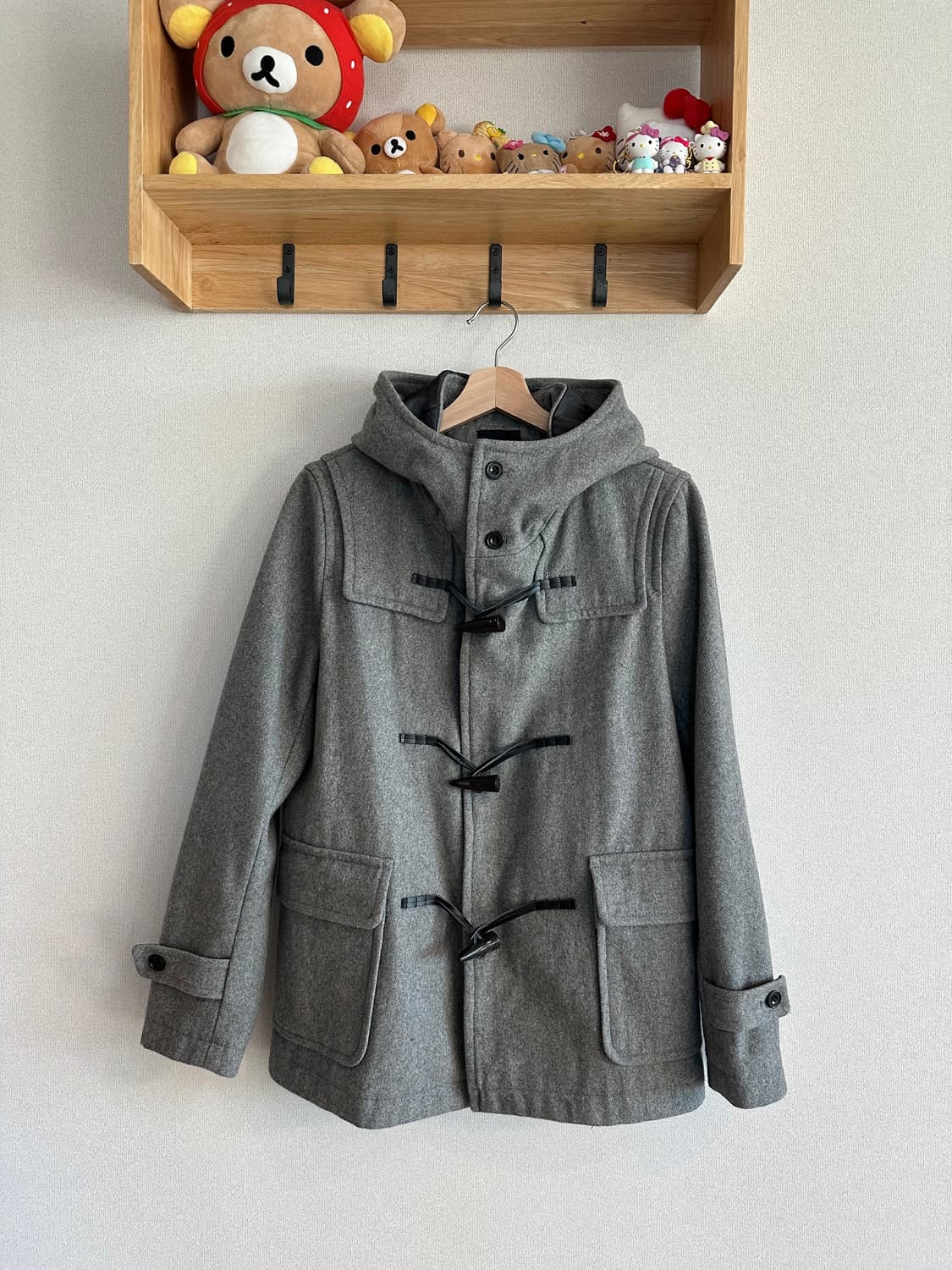 jpn 그레이 떡볶이코트 개인결제창 상품이미지1