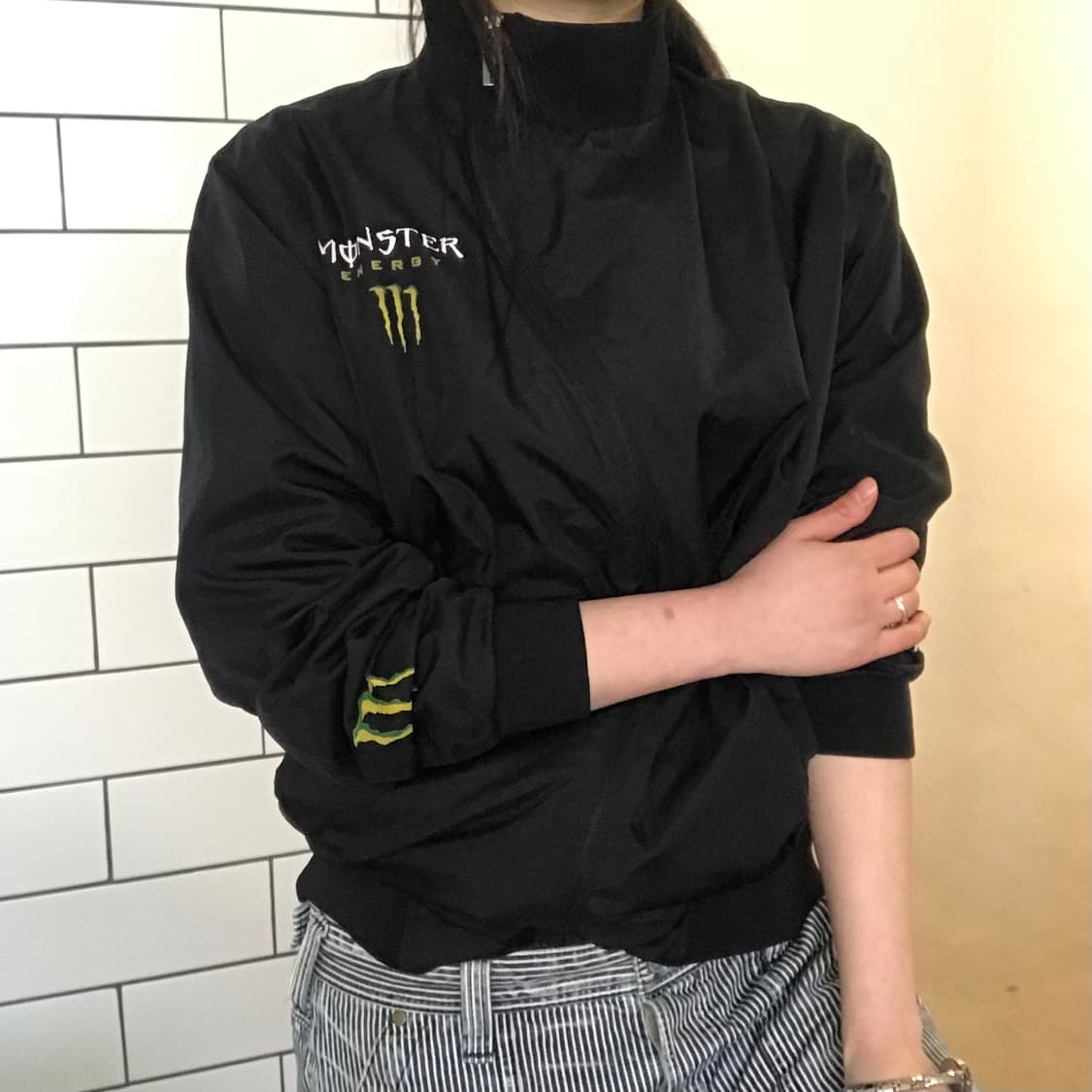 몬스터 에너지 사선 집업 자켓 상품이미지2