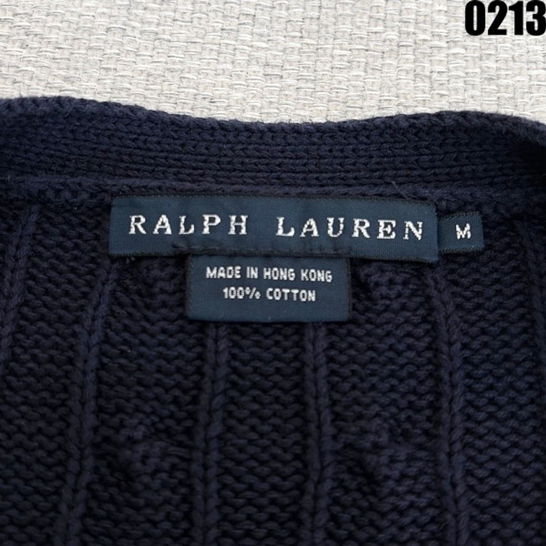 폴로 랄프로렌 케이블 니트 가디건 M 0213 상품이미지5