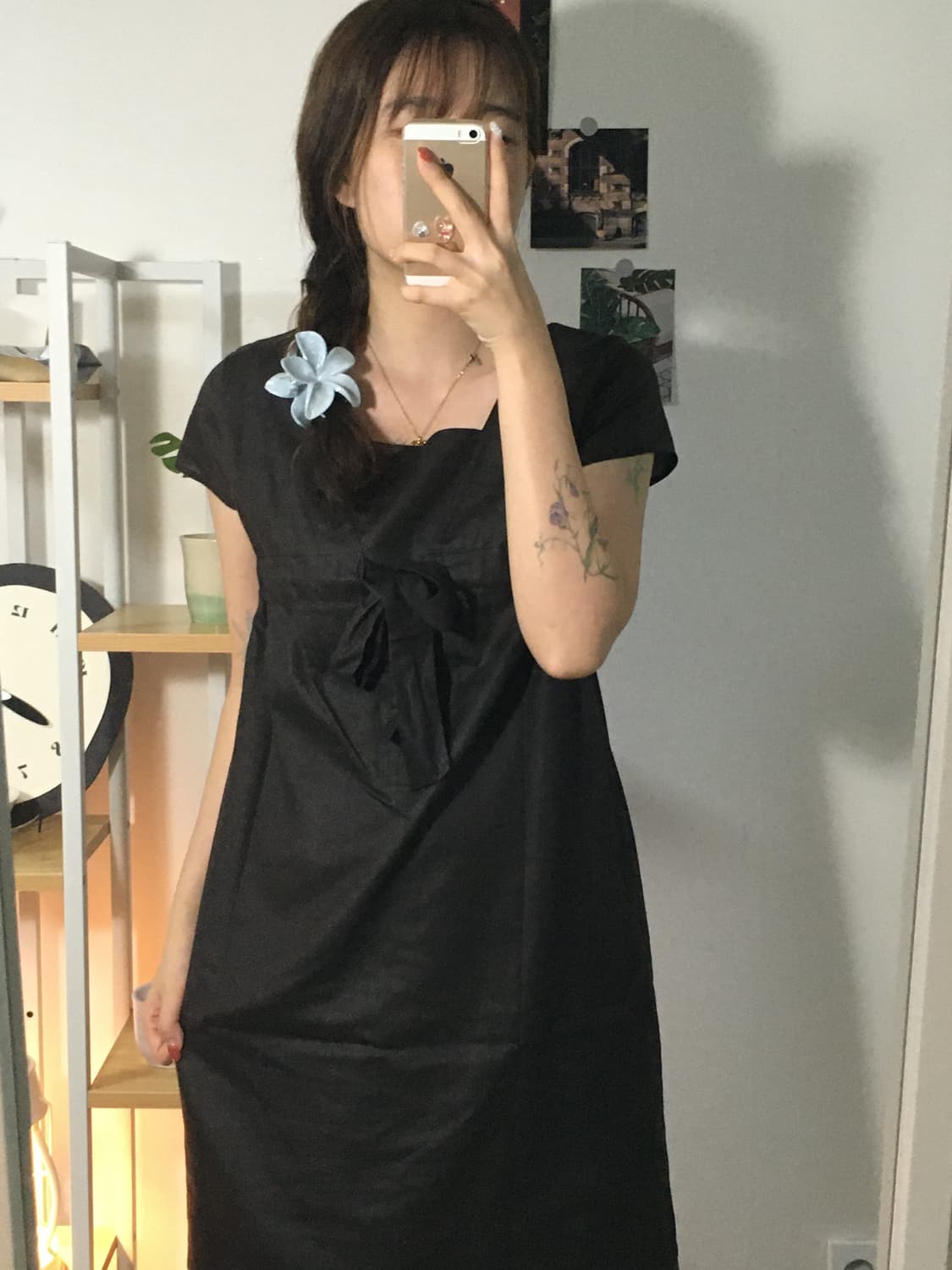 다크브라운 포멀 원피스 상품이미지1