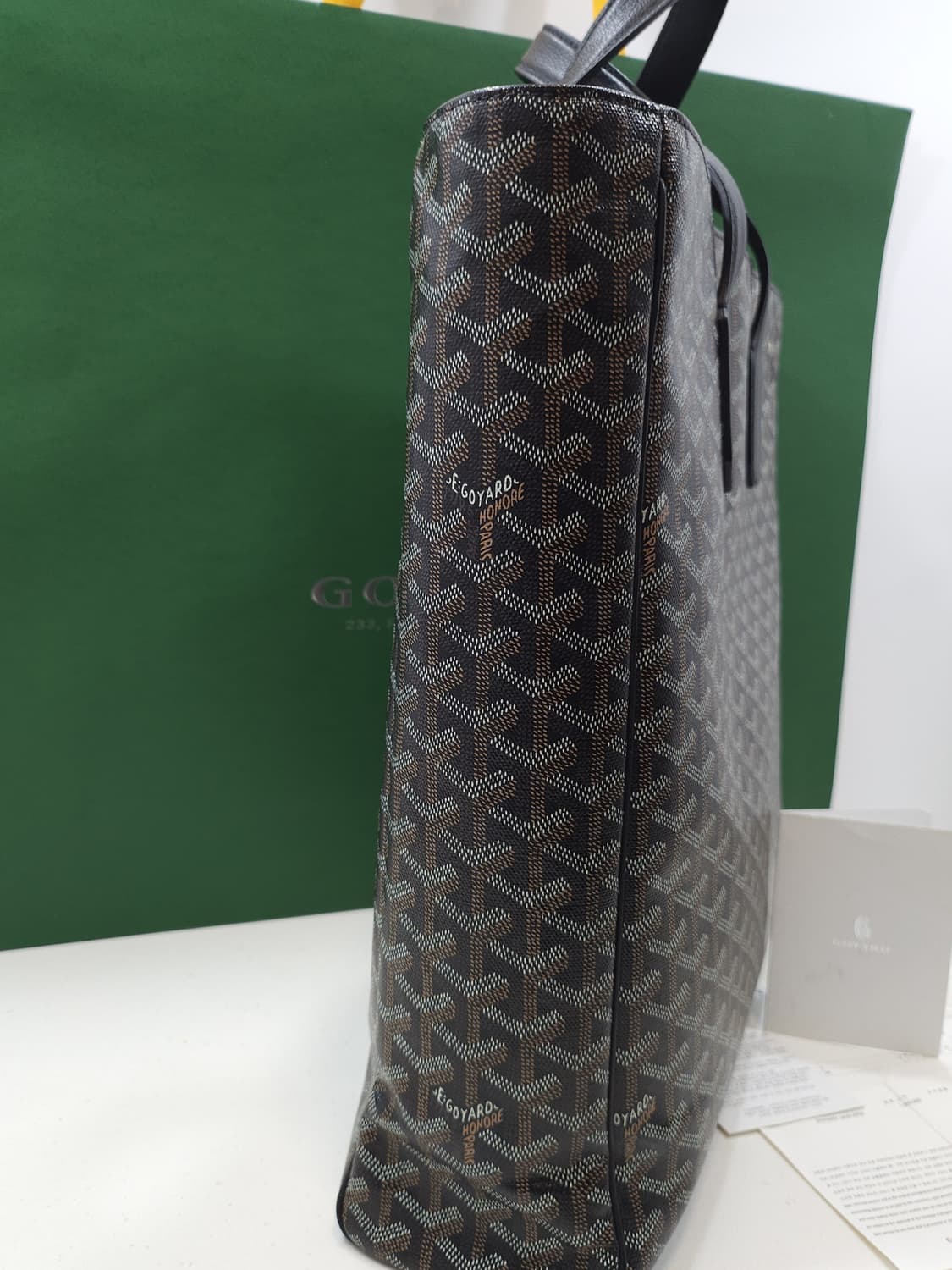 고야드 볼테르 토트백 블랙 상품이미지3