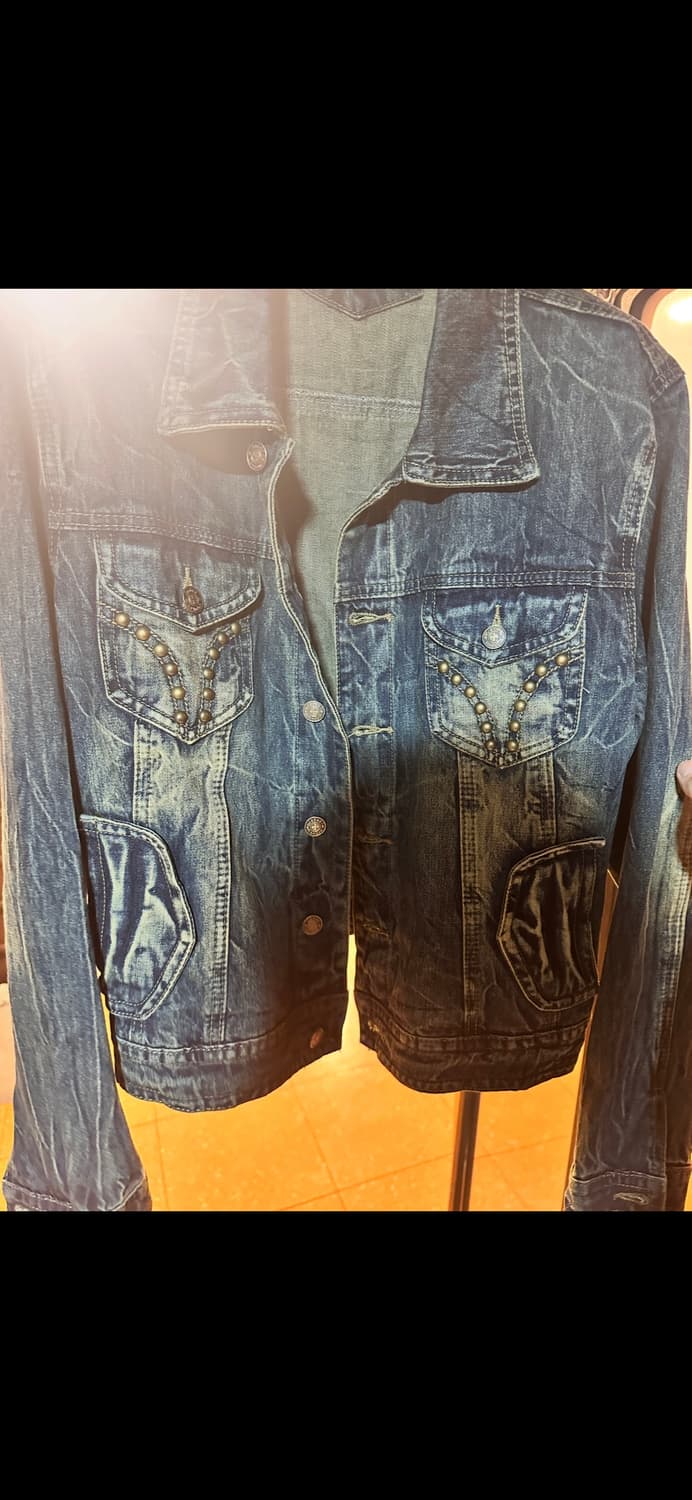 제이디드 런던 크리스드  워시 스터드 데님자켓 팝니다 상품이미지1