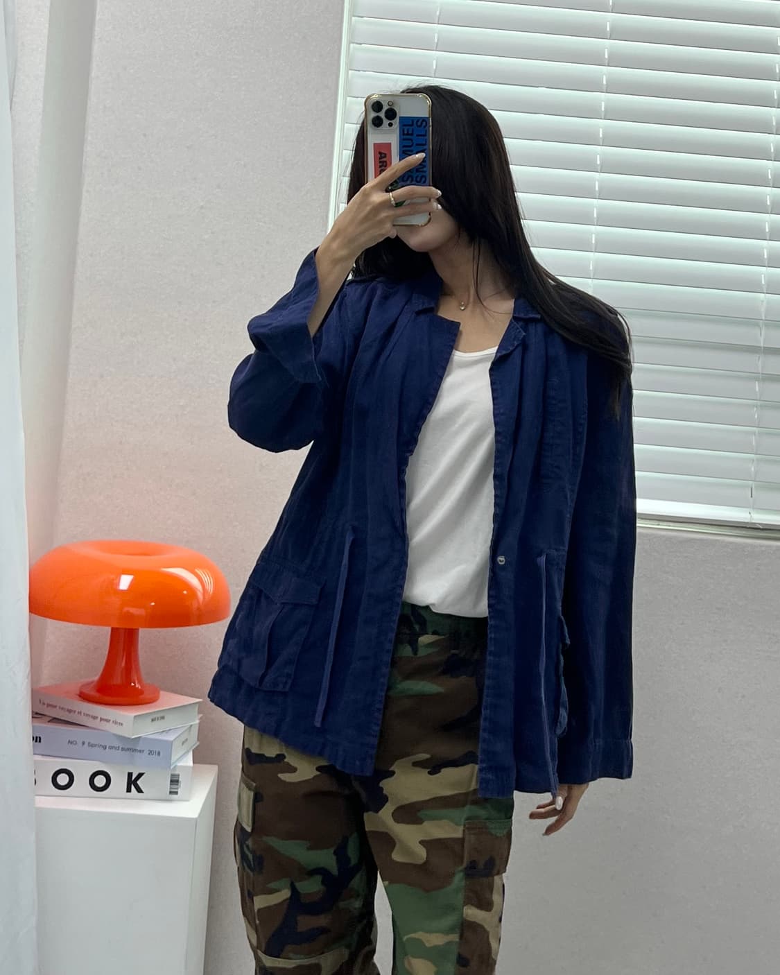 (S)빈티지 린넨 자켓-M1410 상품이미지6