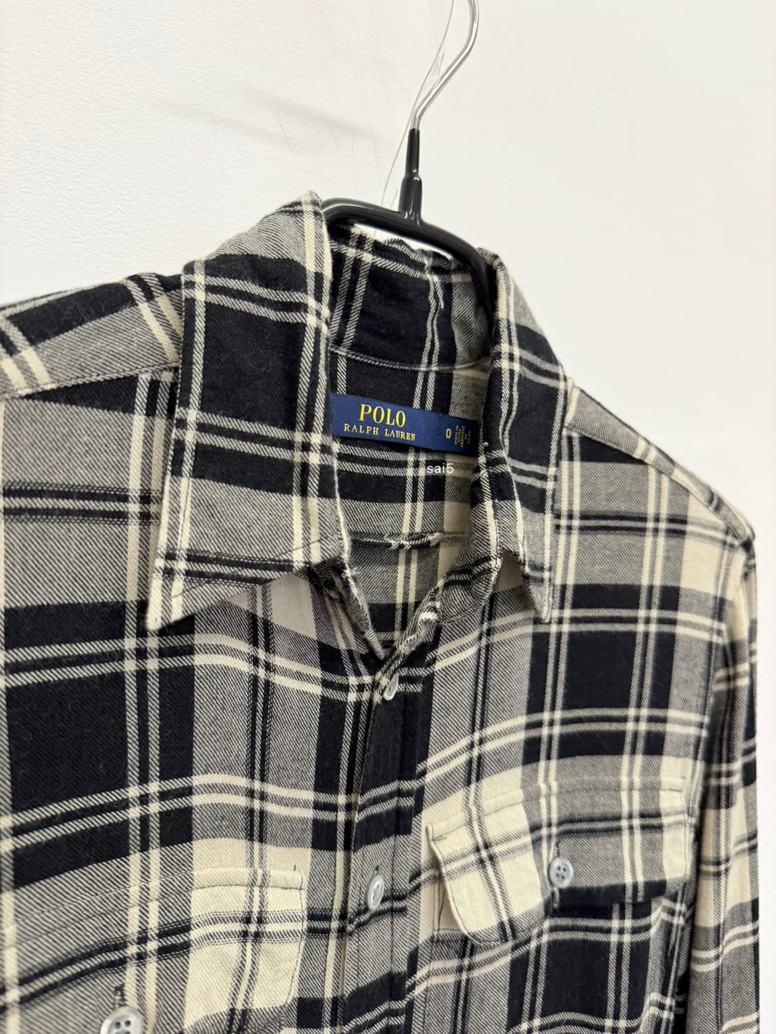 랄프로렌 체크 셔츠 롱원피스 상품이미지4