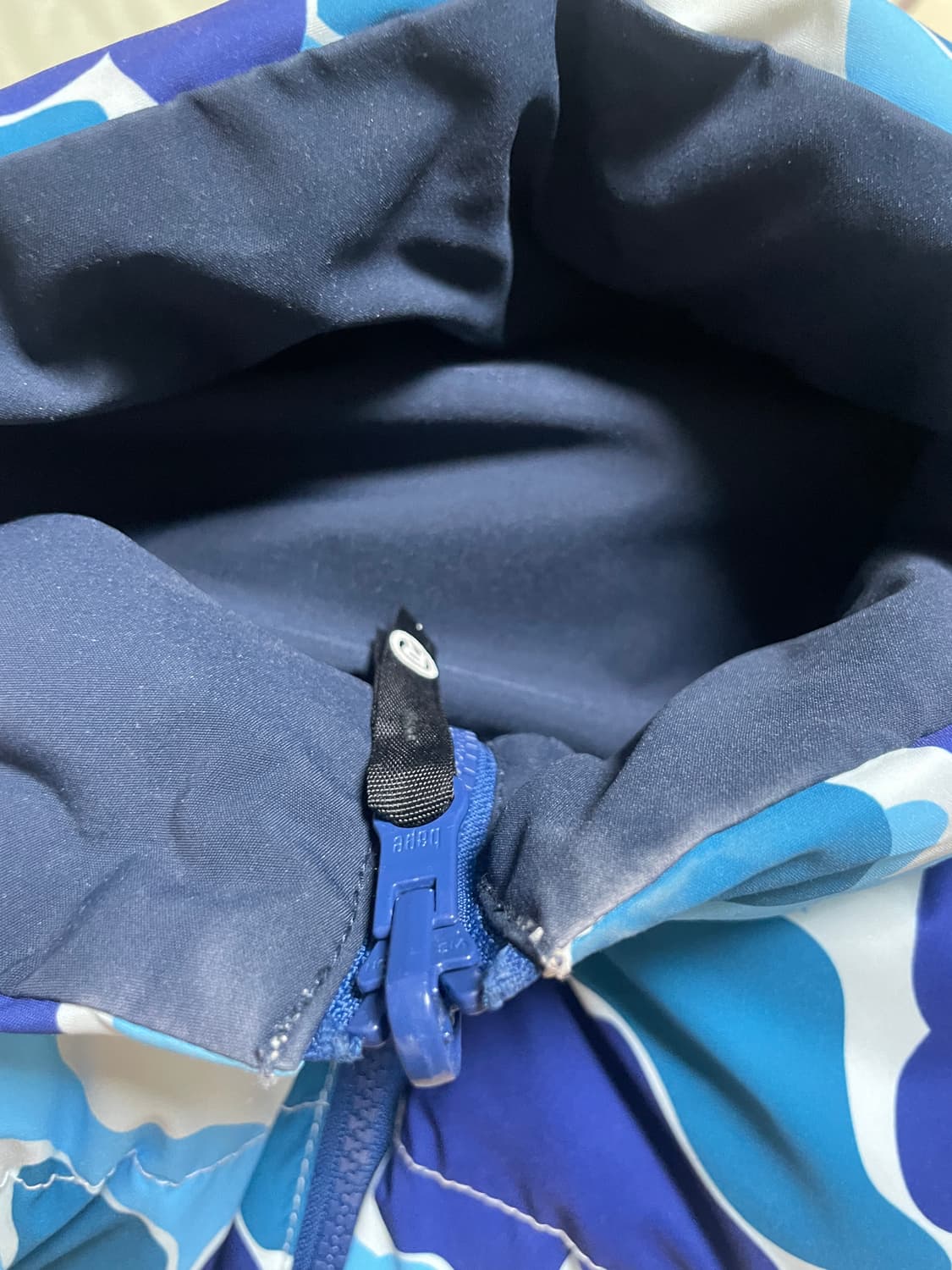 베이프 리버시블 조끼 패딩 청계 블루 상품이미지6