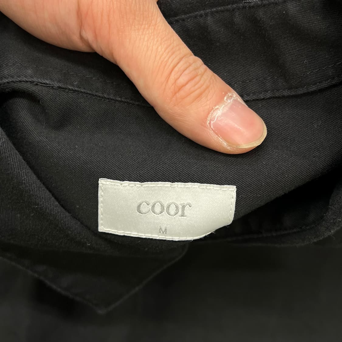 쿠어 하프 버튼 스트링 셔츠 r3568 상품이미지5