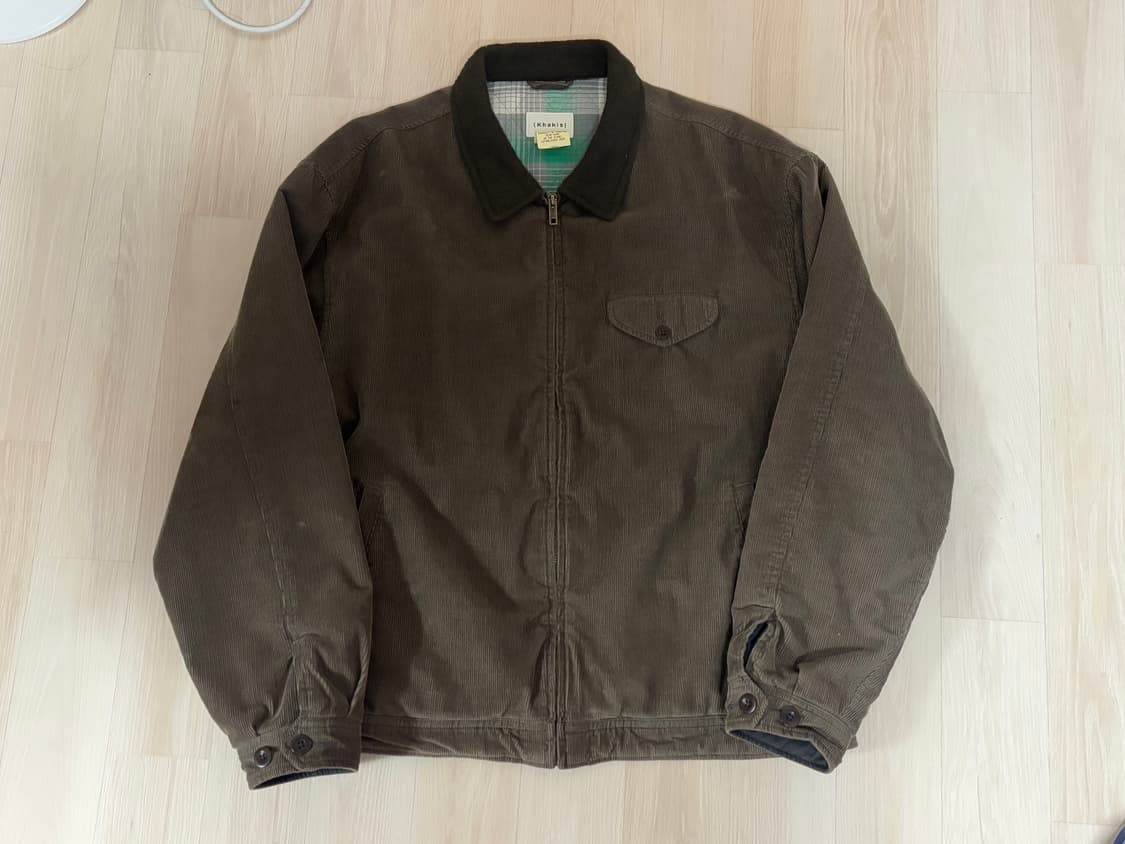 25FW 카키스 Khakis 코듀로이 스윙 자켓 xl 다크 올리브 상품이미지4