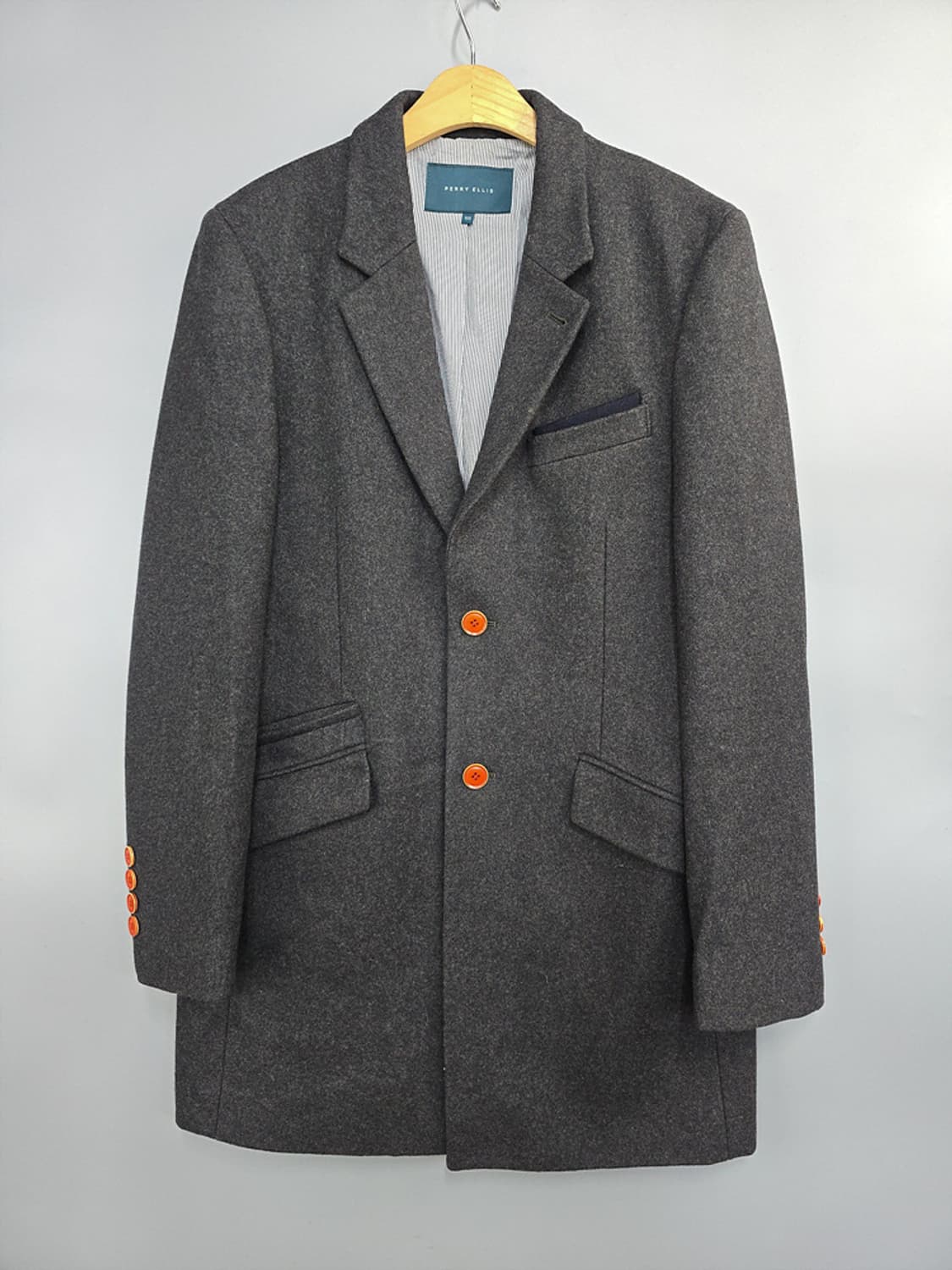 페리엘리스(perry ellis) 울 블렌드 클래식 코트 105 상품이미지1